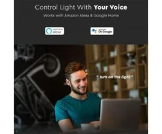 V-tac 7W LED lemputė, E27, suderinama su AMAZON ALEXA ir GOOGLE HOME, 2700-6500K