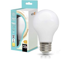 7W LED lemputė FGS, E27, balta, 3000K, 360°