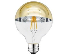 7W LED lemputė OPTONICA G95, E27, 2700K, aukso sp. stiklas
