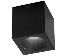 7W LED lubinis šviestuvas MANOR, juodas, CCT, IP44