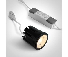 7W LED modulis, MR16, juodas, 3000/4000/5000K, 7307MA/B/V