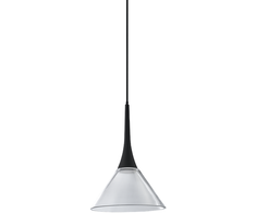 7W LED pakabinamas šviestuvas COCKTAIL, juodos sp./skaidrus, 3000K, 353647