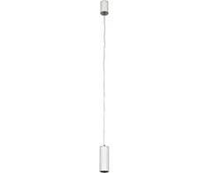 Lubinis šviestuvas 7W LED pakabinamas šviestuvas MOLDES MEDIUM, baltos/pilkos sp., 3000K