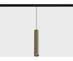 7W LED pakabinamas šviestuvas TUB S P į magnetinę sistemą IN_LINE, bronzos sp., 3000K, 48V, 50°, 2G