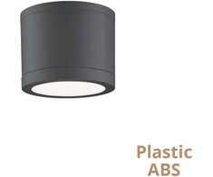 7W LED paviršinis fasado šviestuvas TISSU, tamsiai pilkas, 3000K, IP65, 4333300