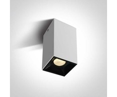 Lubinis šviestuvas 7W LED paviršinis šviestuvas, baltas, 3000K, dimeriuojamas, 12107B/W/W