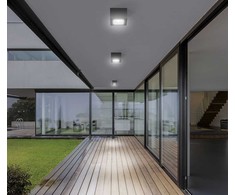 7W LED paviršinis fasado šviestuvas TREND TOP 110, antracito sp., 3000K, 36°