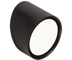Sieninis šviestuvas 7W LED sieninis fasado šviestuvas, juodas, 3000K, IP65, E436