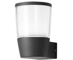 7W LED sieninis lauko šviestuvas, juodas, 3000K, IP54