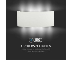 V-tac 7W LED sieninis šviestuvas, baltas, 4000K, IP65