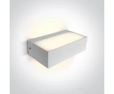 7W LED sieninis šviestuvas, baltos sp., 2700/3300/4000K, IP65, šviečia į viršų ir į apačią, 67392/W/V