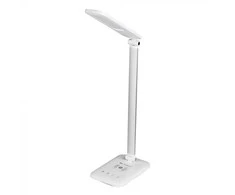 V-tac 7W LED stalo šviestuvas, baltas, 3000-5000K, dimeriuojamas, su belaidžio įkrovimo funkcija