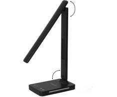 Bikuva.lt 7W LED stalo šviestuvas NOBLITE, juodas, 3000-6000K, dimeriuojamas