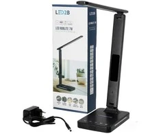Bikuvalt 7W LED stalo šviestuvas NOBLITE, juodas, 3000-6000K, dimeriuojamas