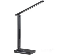 Bikuva.lt 7W LED stalo šviestuvas NOBLITE, juodas, 3000-6000K, dimeriuojamas