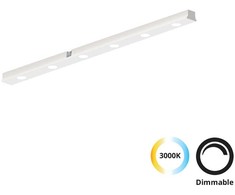 7W LED šviestuvas į magnetinius bėgelius SLIM MAGNETIC, baltas, 3000K, dimeriuojamas, 4288501