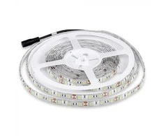 V-tac 7W/m LED juosta, 60 LED/m, 12V, RGB, IP65, 5m ritė