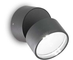 7W paviršinis lauko šviestuvas OMEGA ROUND, antracito sp., 3000K, 285450