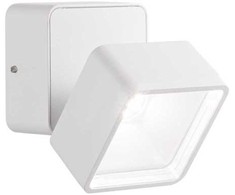7W paviršinis lauko šviestuvas OMEGA SQUARE, baltas, 4000K, 285528