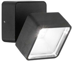 7W paviršinis lauko šviestuvas OMEGA SQUARE, juodas, 4000K, 285535