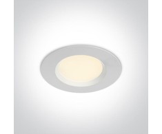 7W LED įleidžiamas šviestuvas, baltas, 3000-4000K-6000K, 10107UV/W/V
