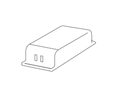 80W 24V LED maitinimo šaltinis BRIGHT LINE šviestuvams iki 3000mm ilgio, dimeriuojamas