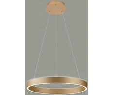 Italux 80W LED pakabinamas šviestuvas BRASCO UP DOWN, aukso sp., 3000/4000K, dimeriuojamas