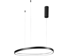 80W LED pakabinamas šviestuvas KLAPTON, juodas, CCT