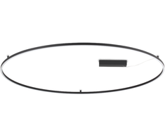 81W LED lubinis šviestuvas ORACLE SLIM, juodas, 3000K, 370316