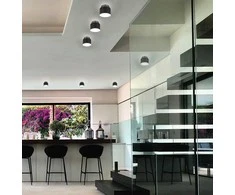Bikuvalt 8,2W LED lubinis šviestuvas GABI, juodas, 3000K, 4279401