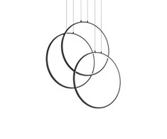 Ideal Lux Pakabinamas šviestuvas Frame Sp Cerchio Nero