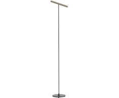 8,3W LED pastatomas šviestuvas PRAXI, juodos/kavos sp., 2700K, dimeriuojamas, 01-4273