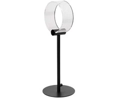 8,3W LED stalo šviestuvas CIRCLE, juodas, 3000/4000/6500K
