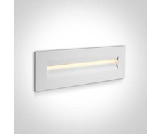 8,5W LED įleidžiamas sieninis lauko šviestuvas, baltas, 3000K, 68066/W/W
