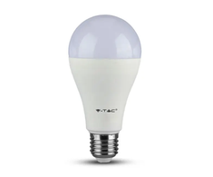 V-tac 8,5W LED lemputė, A60, E27, 3000K, 3vnt. pakuotėje