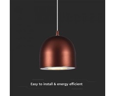 V-tac 8,5W LED pakabinamas šviestuvas, rudas, 3000K