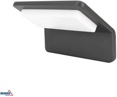 Sieninis šviestuvas Bemko 8,5W LED sieninis fasado šviestuvas VALANT, pilkas, 3000K, IP65