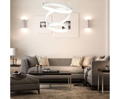 V-tac 86W LED pakabinamas šviestuvas, baltas, 3000K, dimeriuojamas