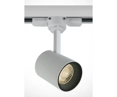 8W LED šviestuvas į bėgelius, baltas, 3000K, 65646T/W/W