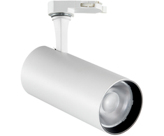 8W LED akcentinis šviestuvas į 3 fazių bėgelius FOX, baltas, 4000K, dimeriuojamas, 340869
