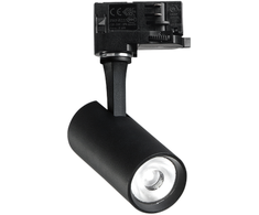 8W LED akcentinis šviestuvas į 3 fazių bėgelius FOX, juodas, 2700K, 340838