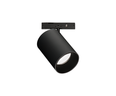 8W LED akcentinis šviestuvas į linijinės sistemos bėgelį DEVA, juodas, 4000K, reguliuojamas, 370149