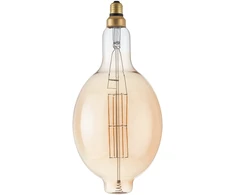 8W LED dekoratyvinė lemputė, gintaro sp., E27, 2500K