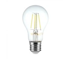 V-tac 8W LED filamentinė lemputė, E27, A60, 3000K, dimeriuojama