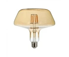 V-tac 8W LED filamentinė lemputė, E27, T180, gintaro sp., 1800K