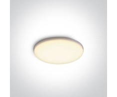 8W LED įleidžiamas šviestuvas, baltas, 3000K, 10108CF/W