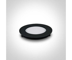 8W LED įleidžiama panelė, juoda, 4000K, 10108FA/B/C