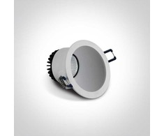 8W LED įleidžiamas šviestuvas, baltas, 3000K, 10108A/W/W