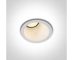 8W LED įleidžiamas šviestuvas, baltas, 3000K, 10108A/W/W