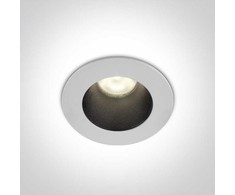8W LED įleidžiamas šviestuvas, baltas, 3000K, 10108D1/W/W